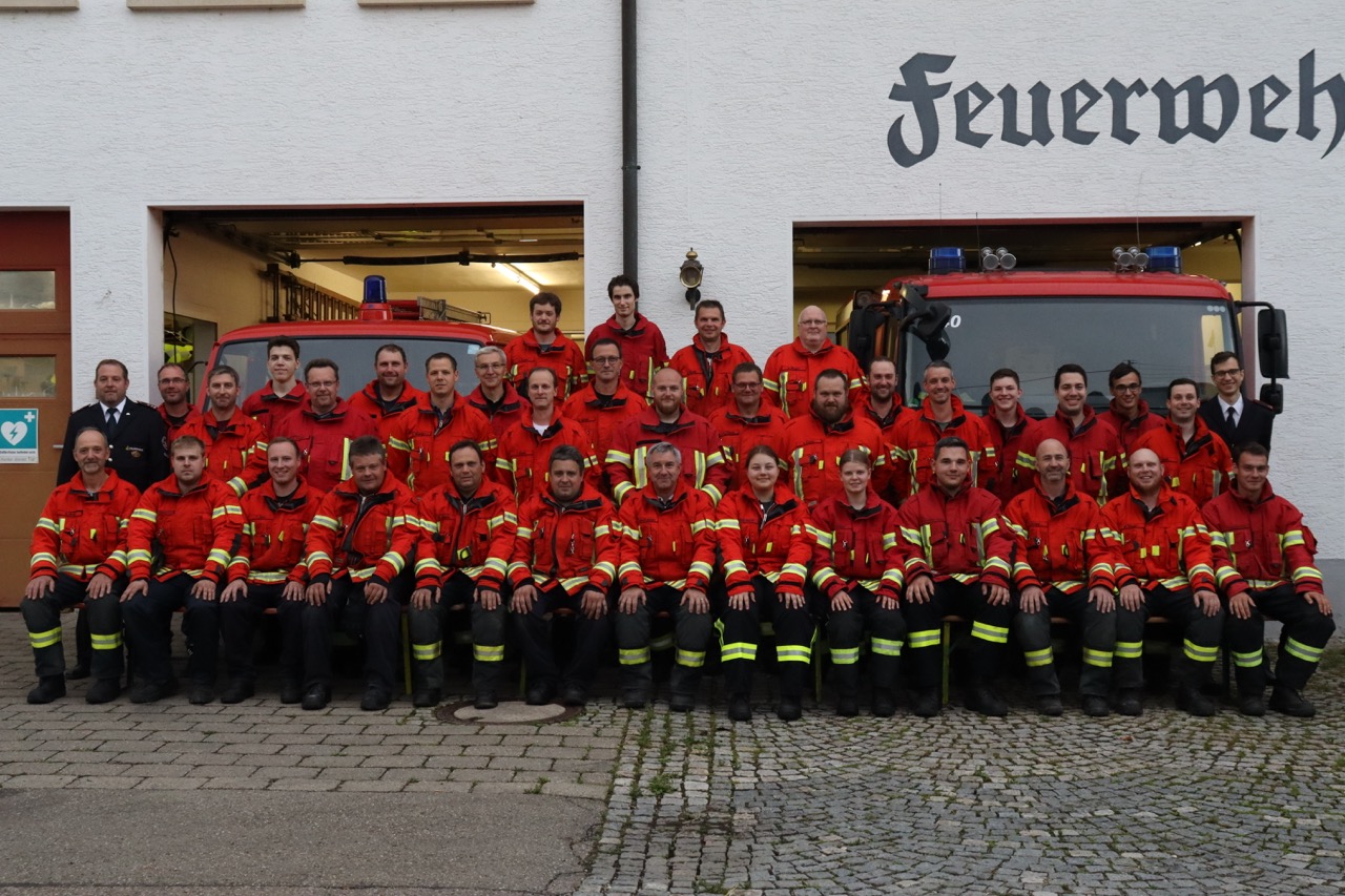 Gruppenfoto der Abteilung Schnittlingen